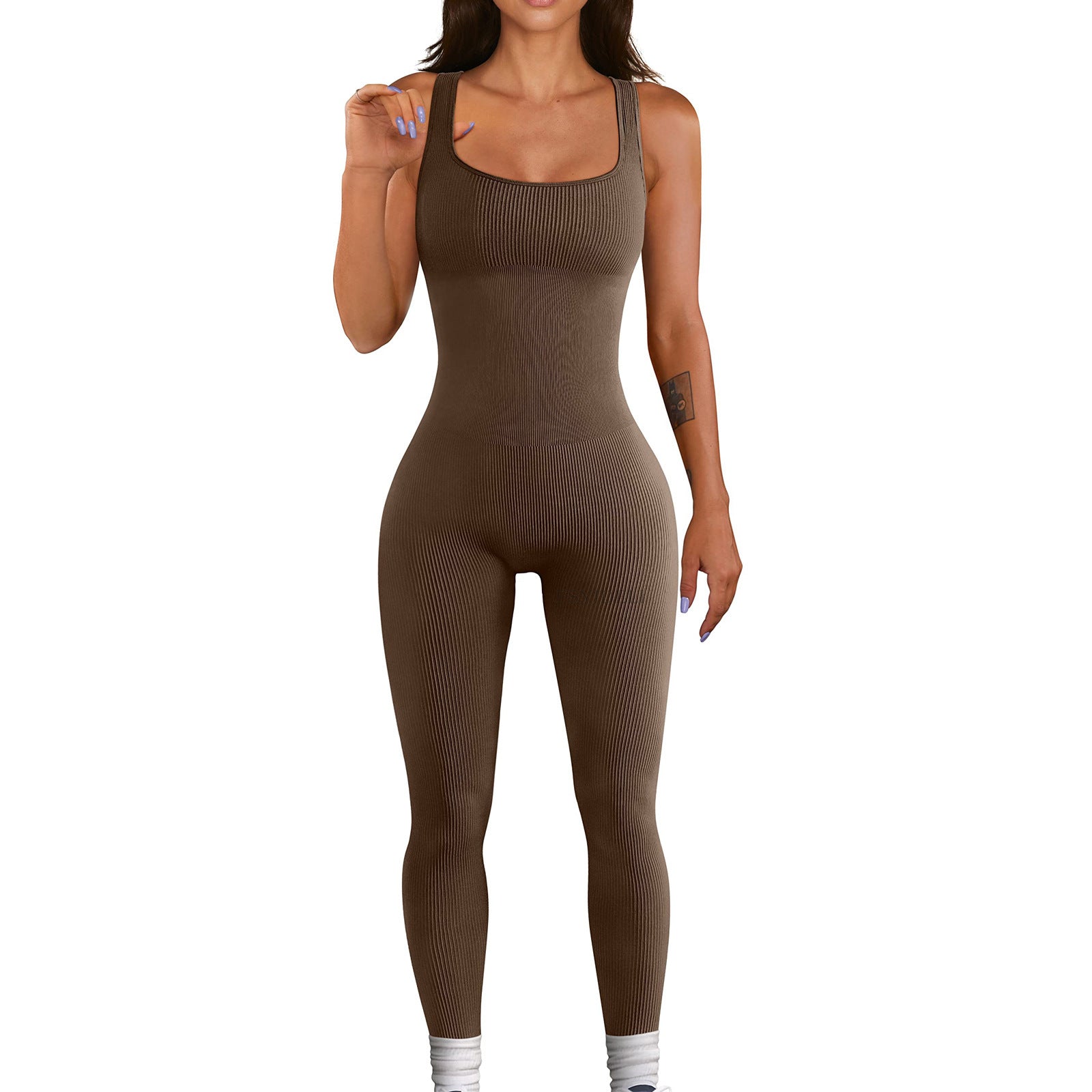 seamless sleeveless vest bodysuit