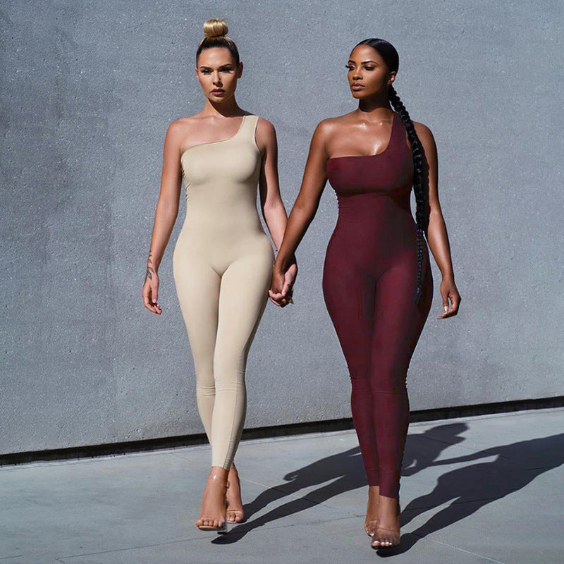 Hip-Sculpting Slim Jumpsuit