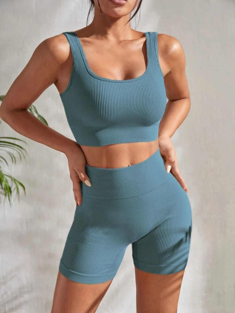 Seamless power fit summer set