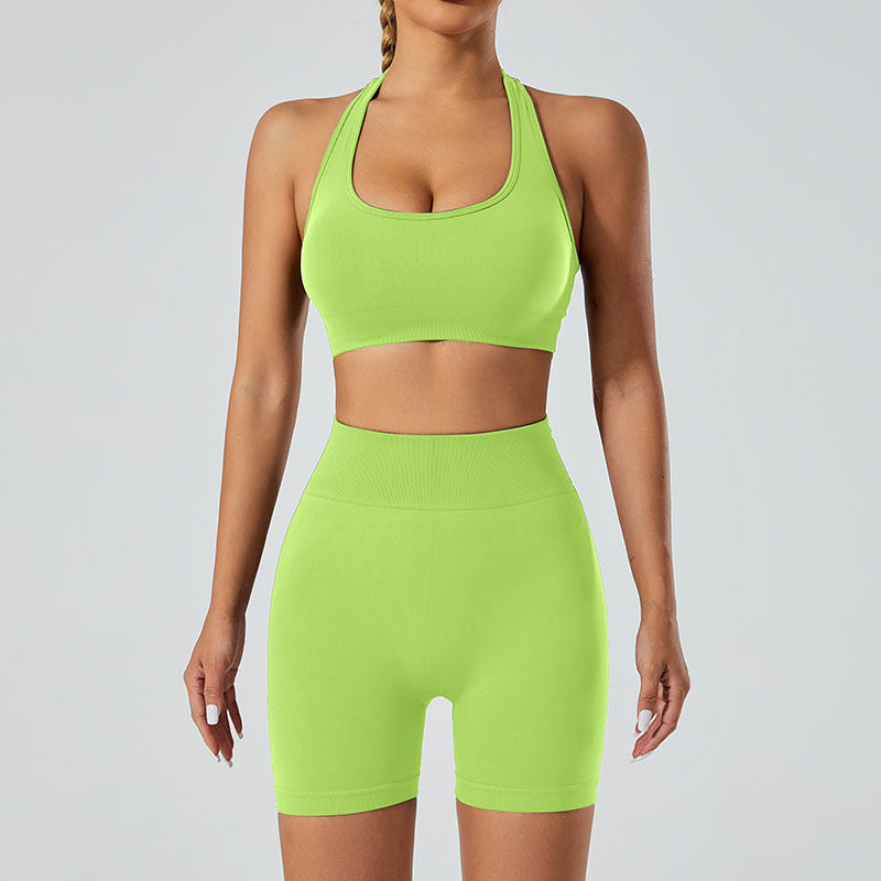 Seamless Ribbed Yoga Set