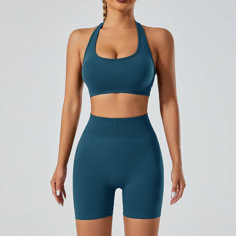 Seamless Ribbed Yoga Set
