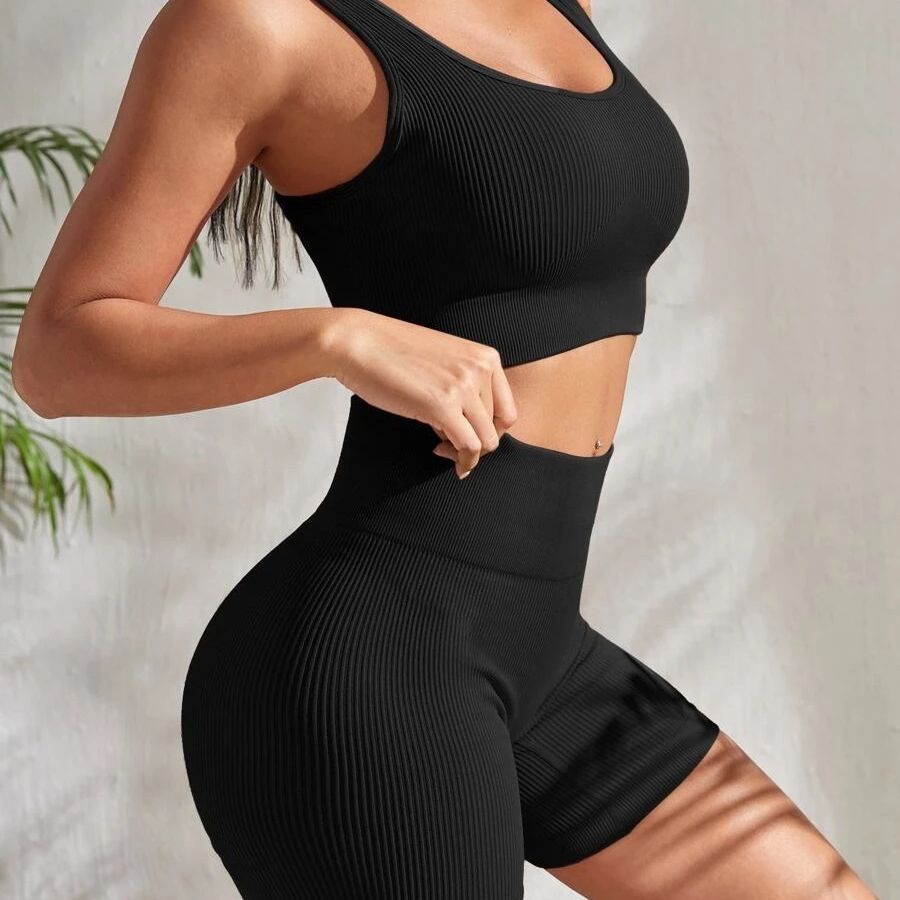 Seamless power fit summer set