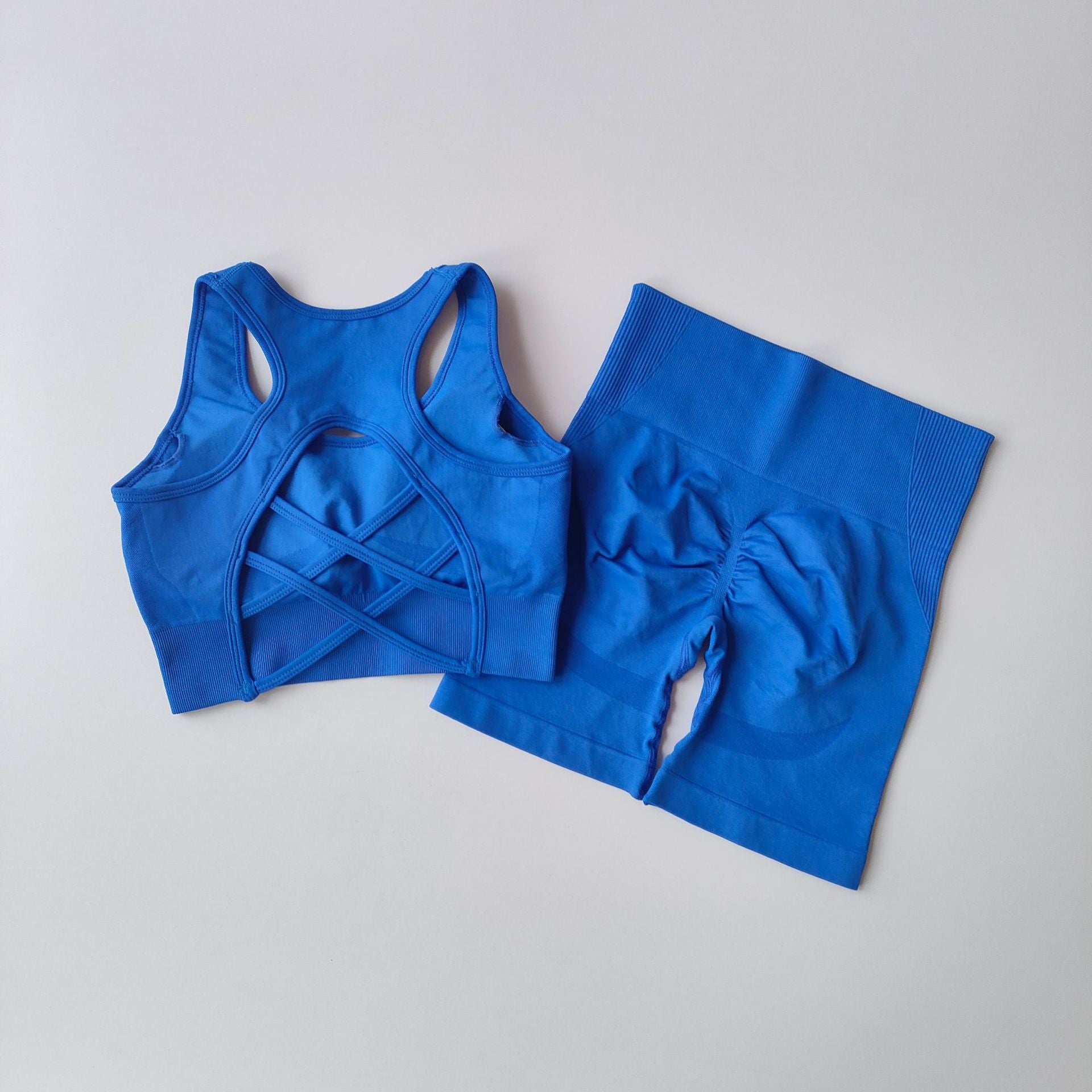 Seamless Sports Bra & Shorts Set