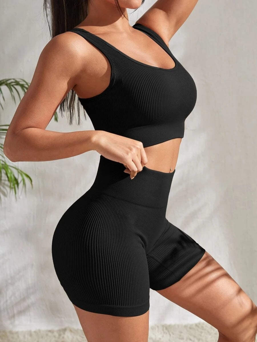 Seamless power fit summer set