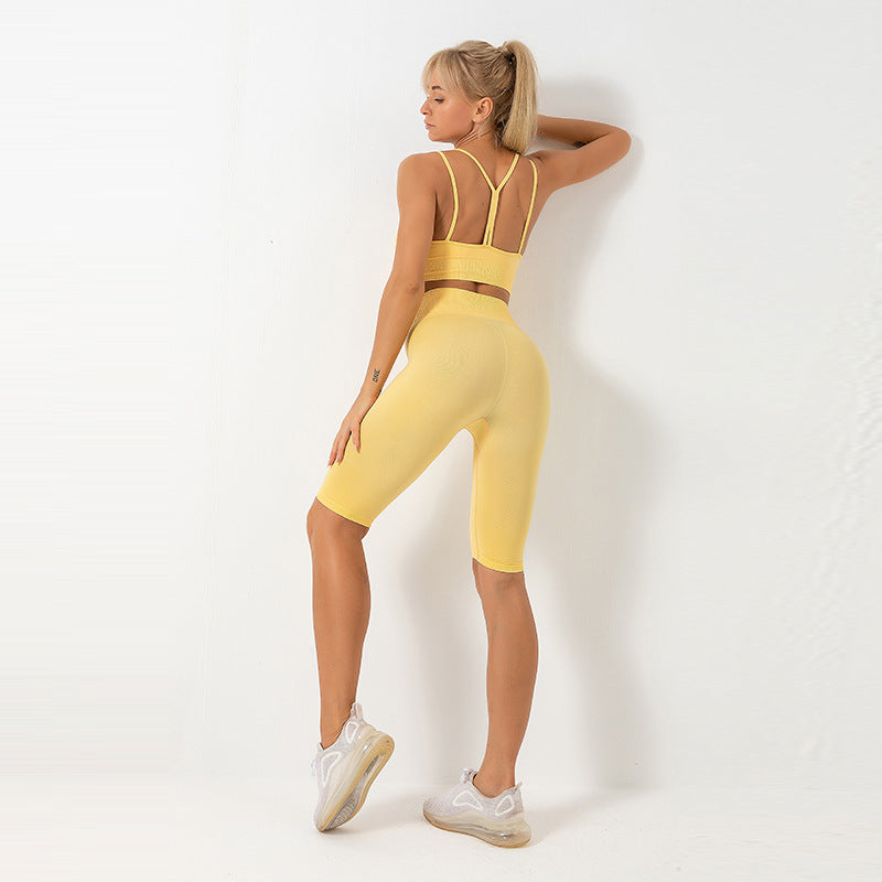 Hip Lift Yoga Pants Sports Bra Yoga Fitness Set