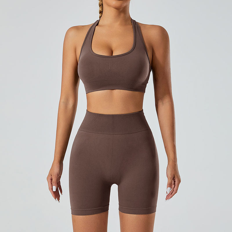 Seamless Ribbed Yoga Set