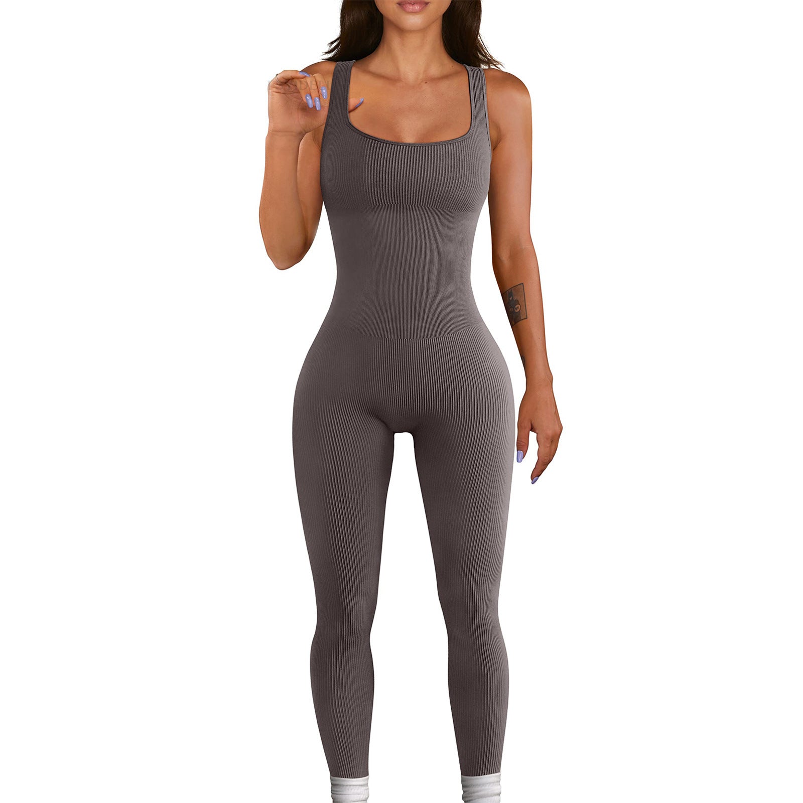 seamless sleeveless vest bodysuit