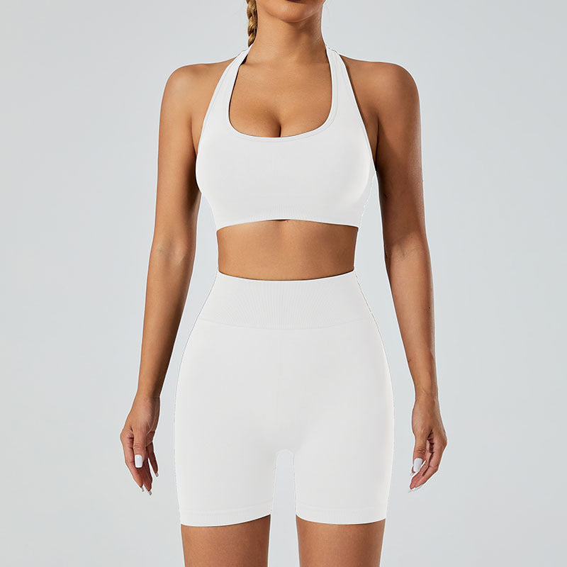 Seamless Ribbed Yoga Set