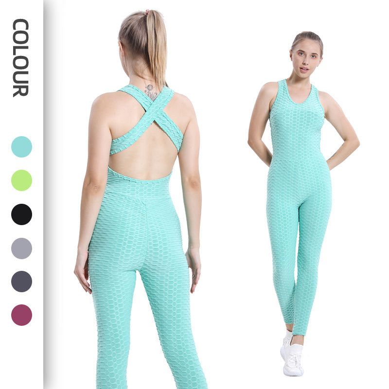 Aero open back jumpsuit
